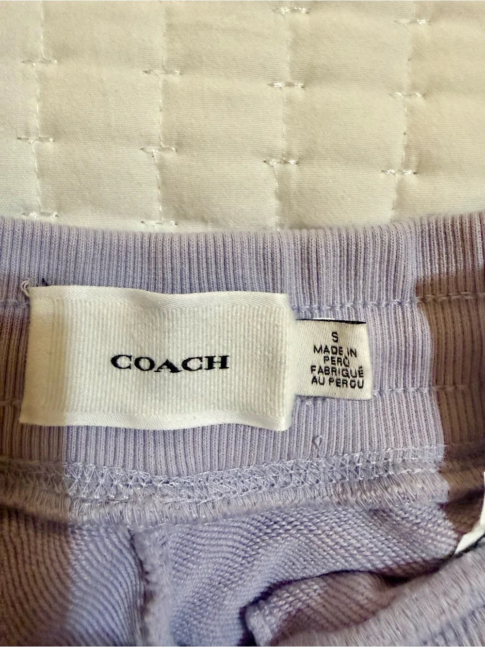Womans Coach Essential Joggers in Lavender - Small